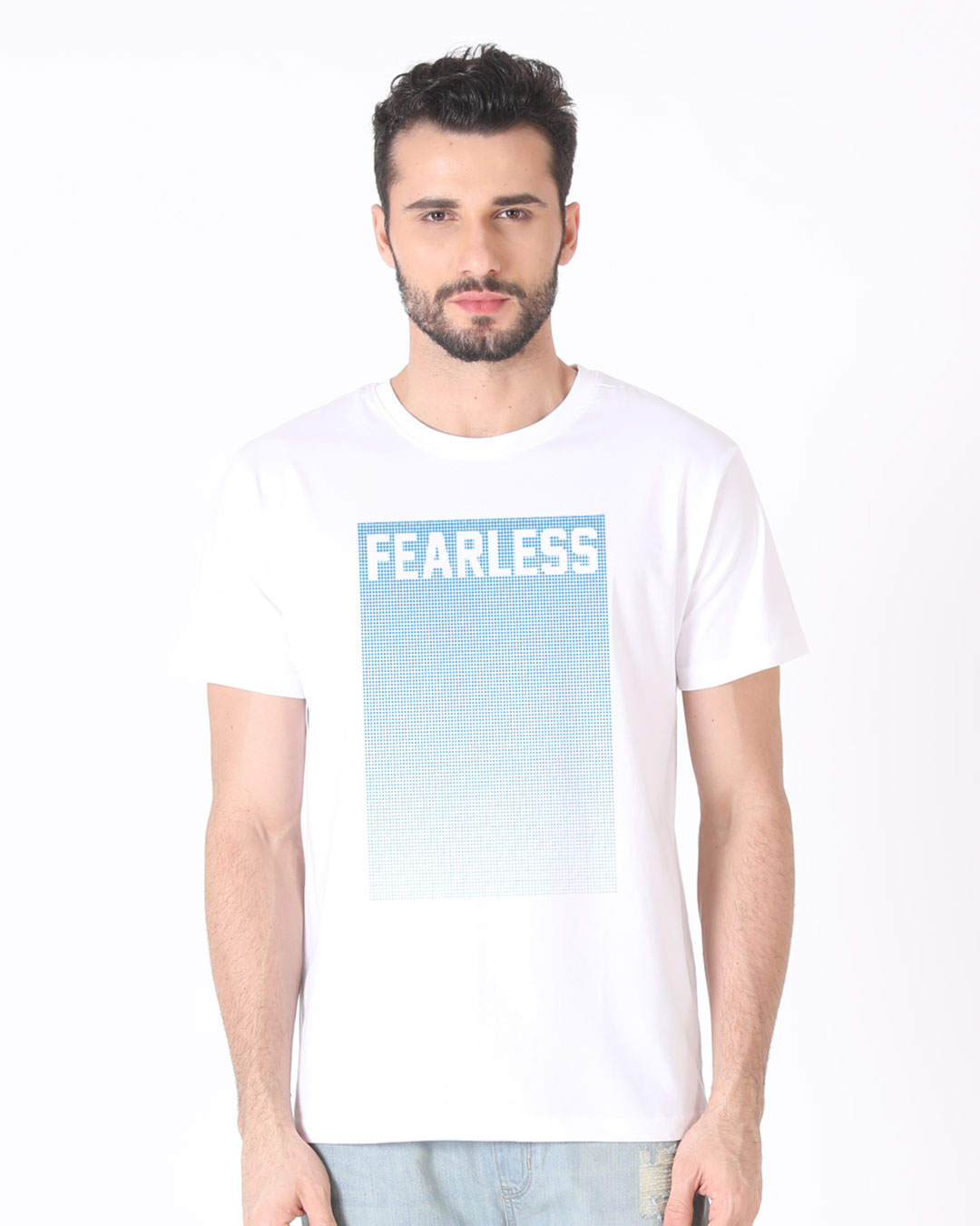 Shop Fearless Half Sleeve T-Shirt-Back