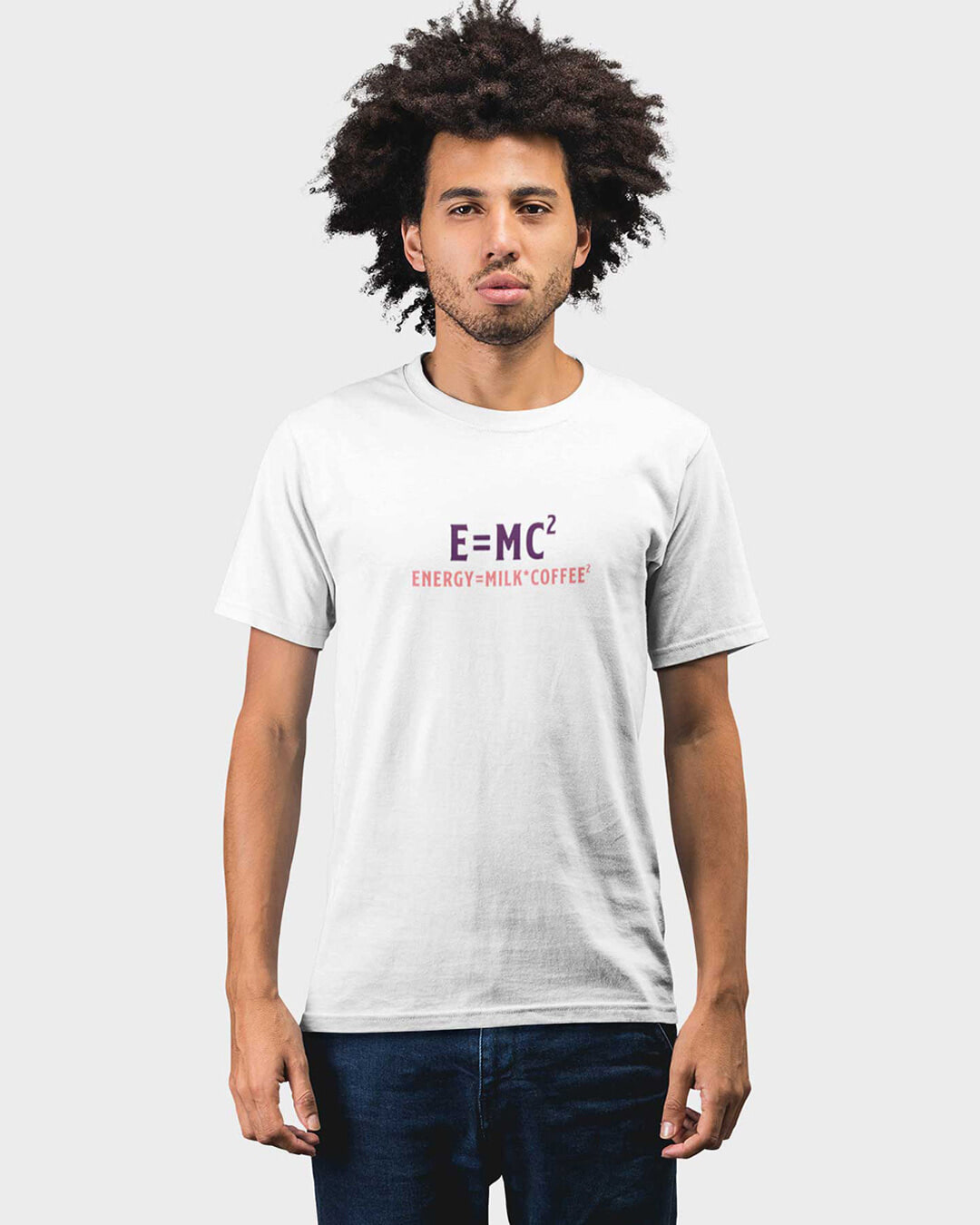 Buy Fighting Fame E is Equal To MC Squares White Tee Online at Bewakoof