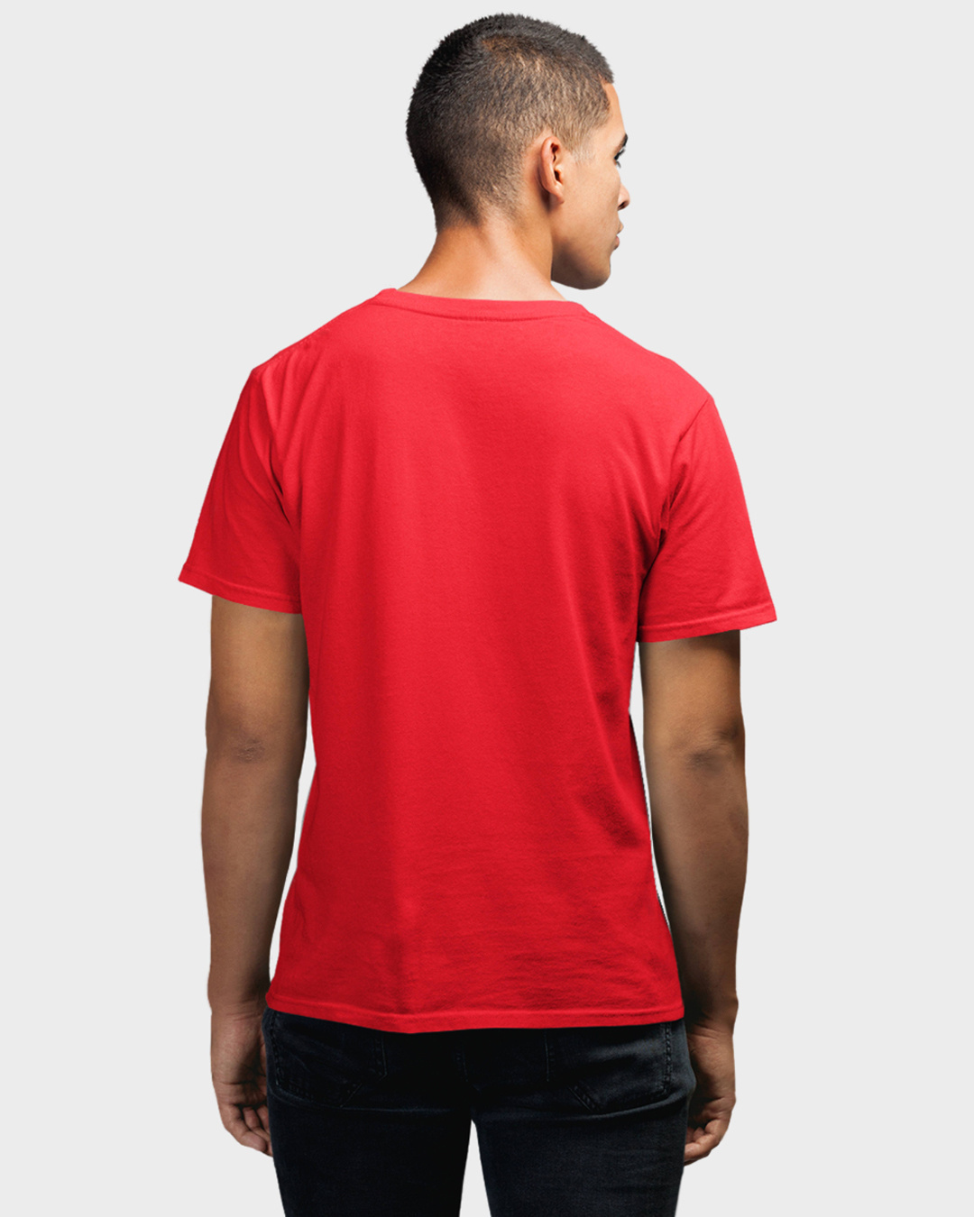 Shop Men's Red Shapes & Stars No Game No Fame Tee-Back