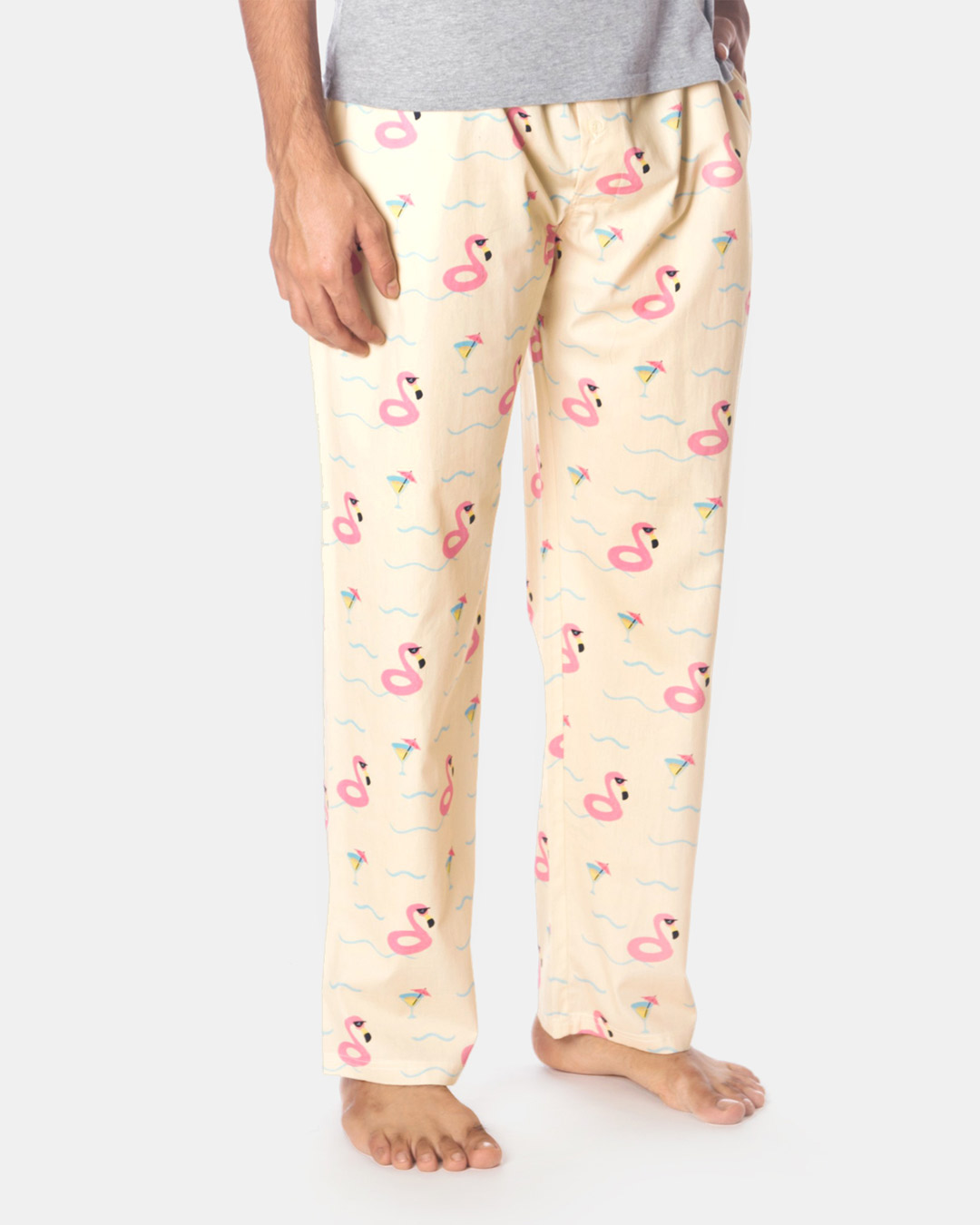 Shop Flamingo Float Pyjamas Pink-Back