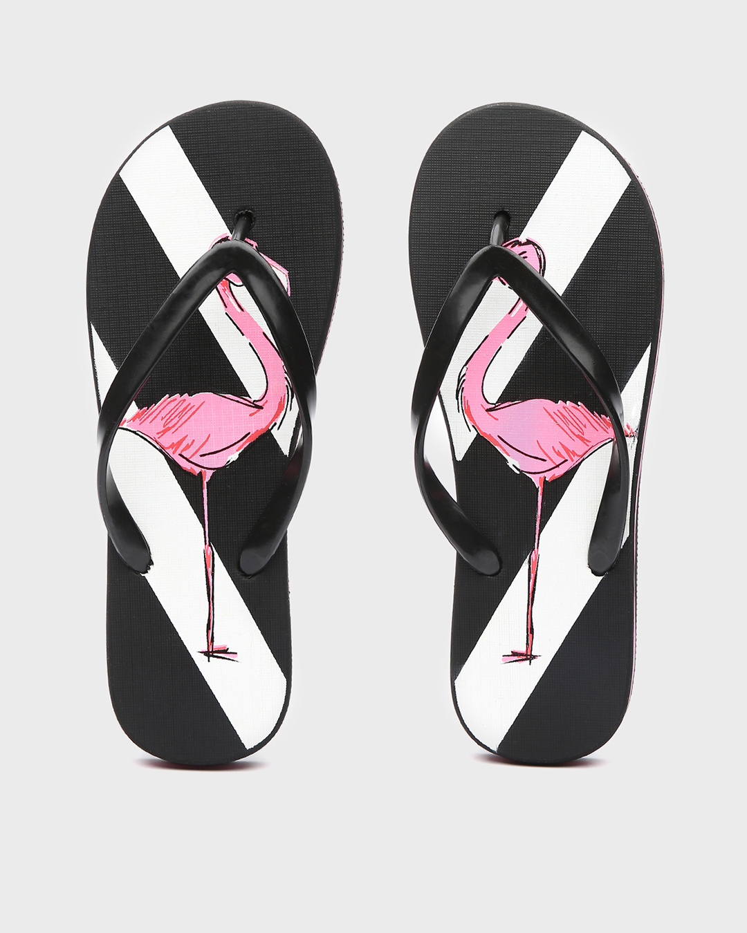 Shop Flamingo Left Printed Women's Flip-flops-Back