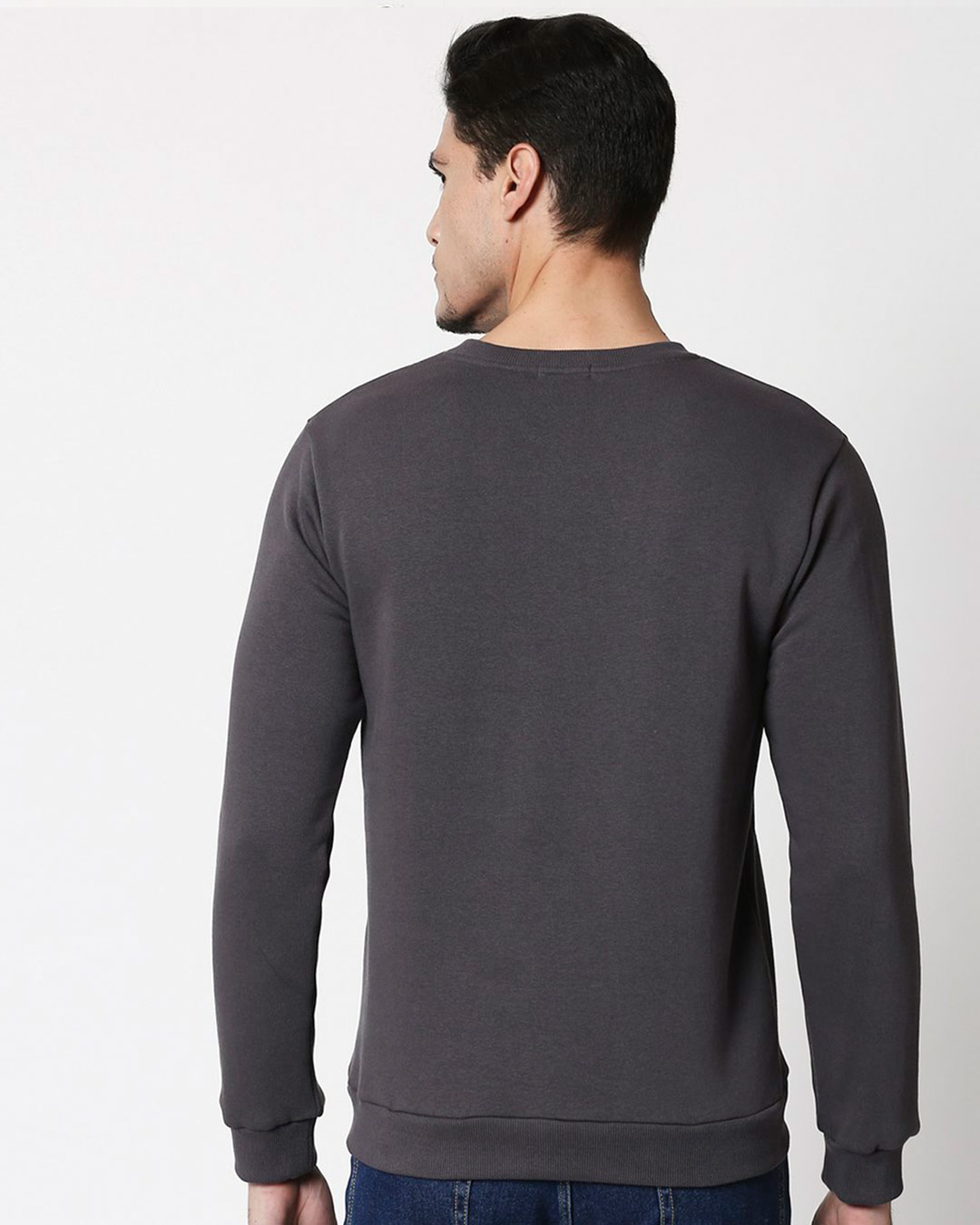 Shop Flash Thunder Fleece Sweatshirt (FL) Nimbus Grey-Back