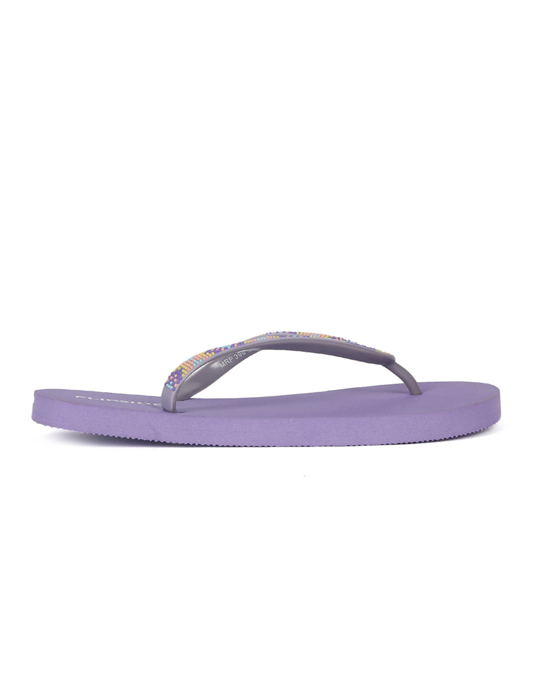 Shop Women's Mauve Purple Flipflops & Slippers-Back