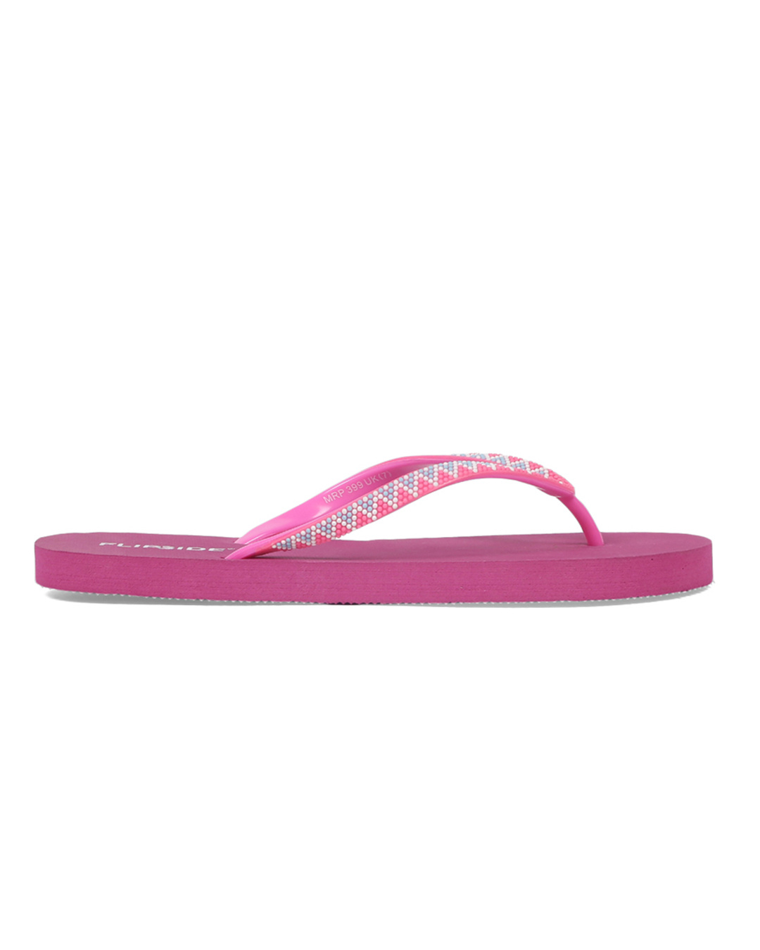 Shop Women's Patola Pink Flipflops & Slippers-Back
