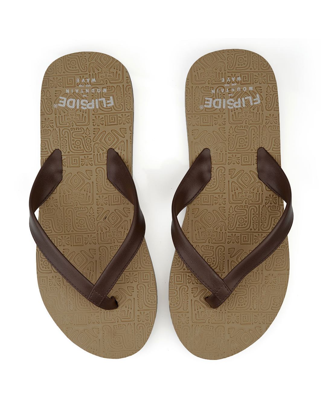 Shop Men's Brown Mountain Slippers-Back