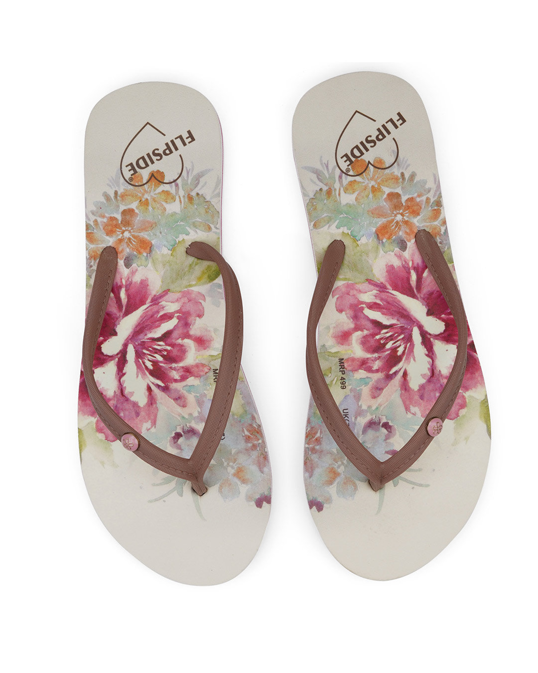 Shop Women's Pink Forever New Slippers-Back