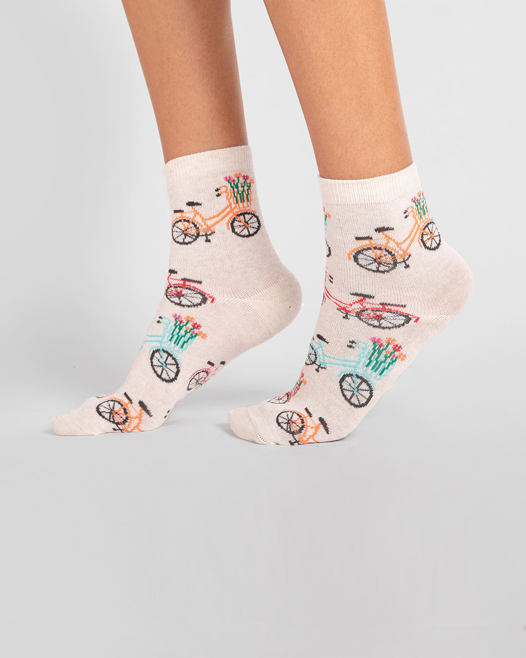 Buy Women's Floral Bicycle Ankle Length Socks Online in India at Bewakoof