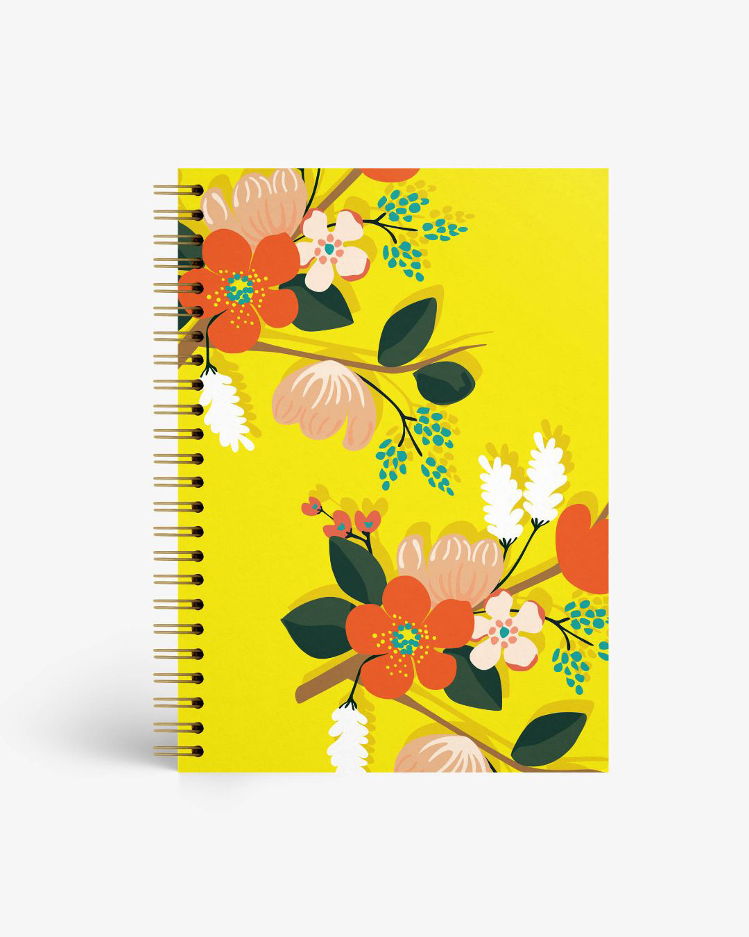Shop Floral Fantasy Designer Notebook (Hardbound, A5 Size, 144 Pages, Ruled Pages)-Back
