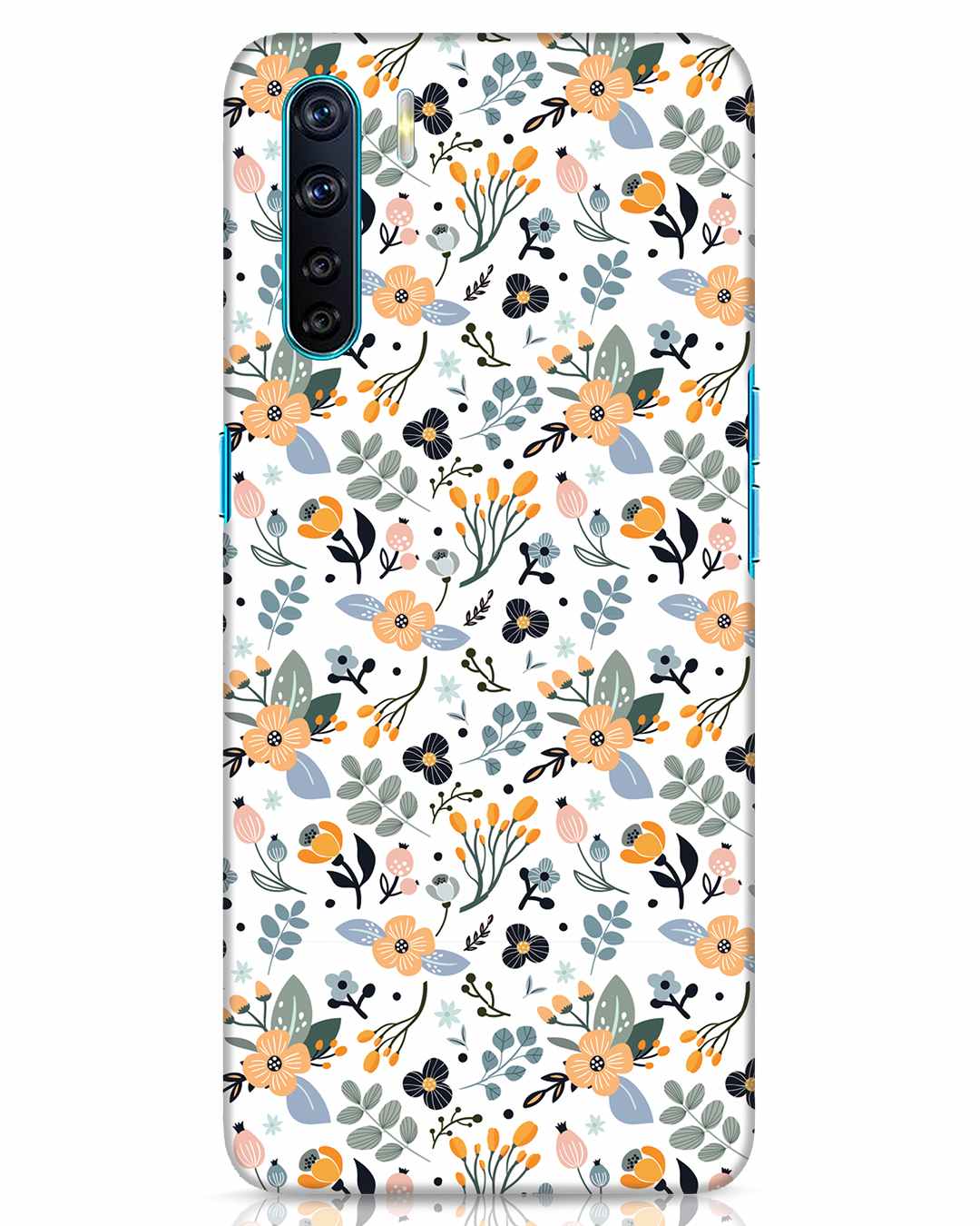 Buy Floral Pattern Oppo F15 Mobile Cover Online in India at Bewakoof