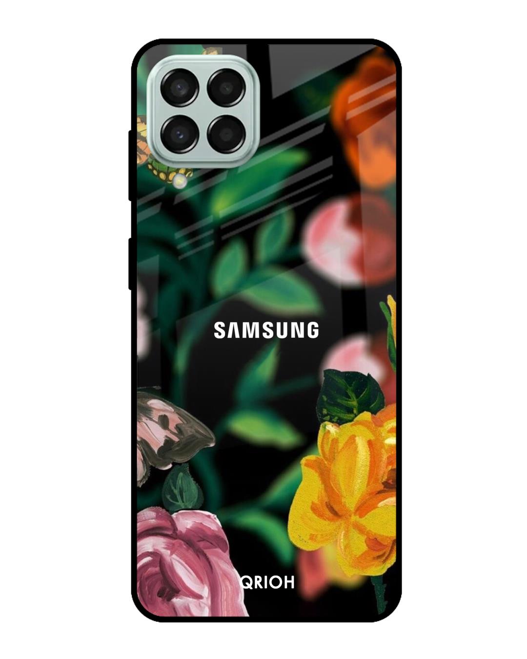 Buy Floral Printed Premium Glass Cover For M53 5gimpact Resistant Matte Finish Online In 