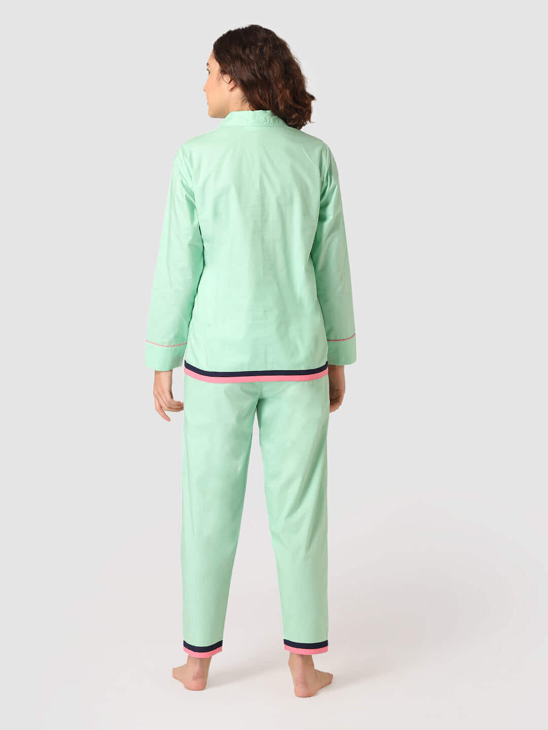 Shop Flufflump Fairy Floss Sea Green Night Suit-Back