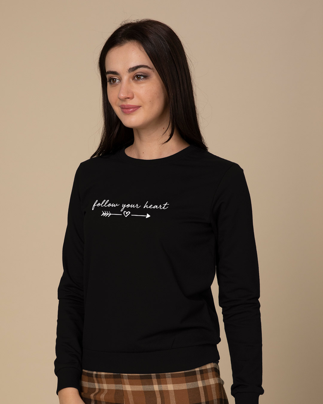 Shop Follow Heart  Sweatshirt-Back