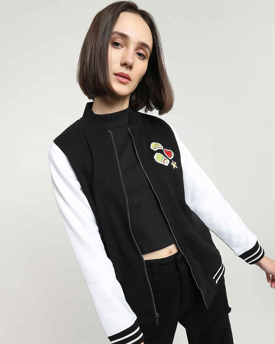 Buy online Varsity Ribbed Jacket from jackets and blazers and coats for  Women by Bewakoof for ₹899 at 25% off | 2024 Limeroad.com