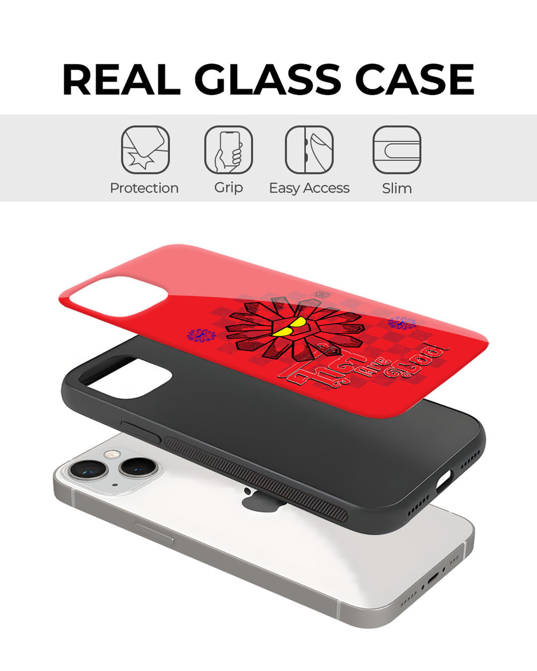Shop Fool Are Cool Premium Glass Cover for Apple iPhone 12 Pro-Back