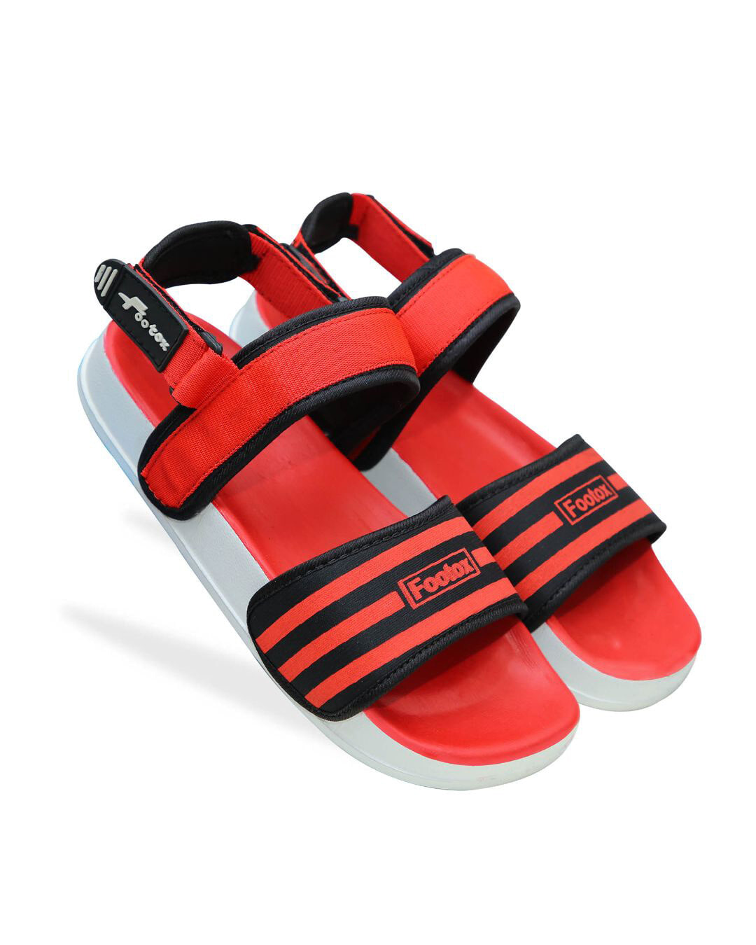 Buy Footox Red Comfort Sandals For Men Online in India at Bewakoof