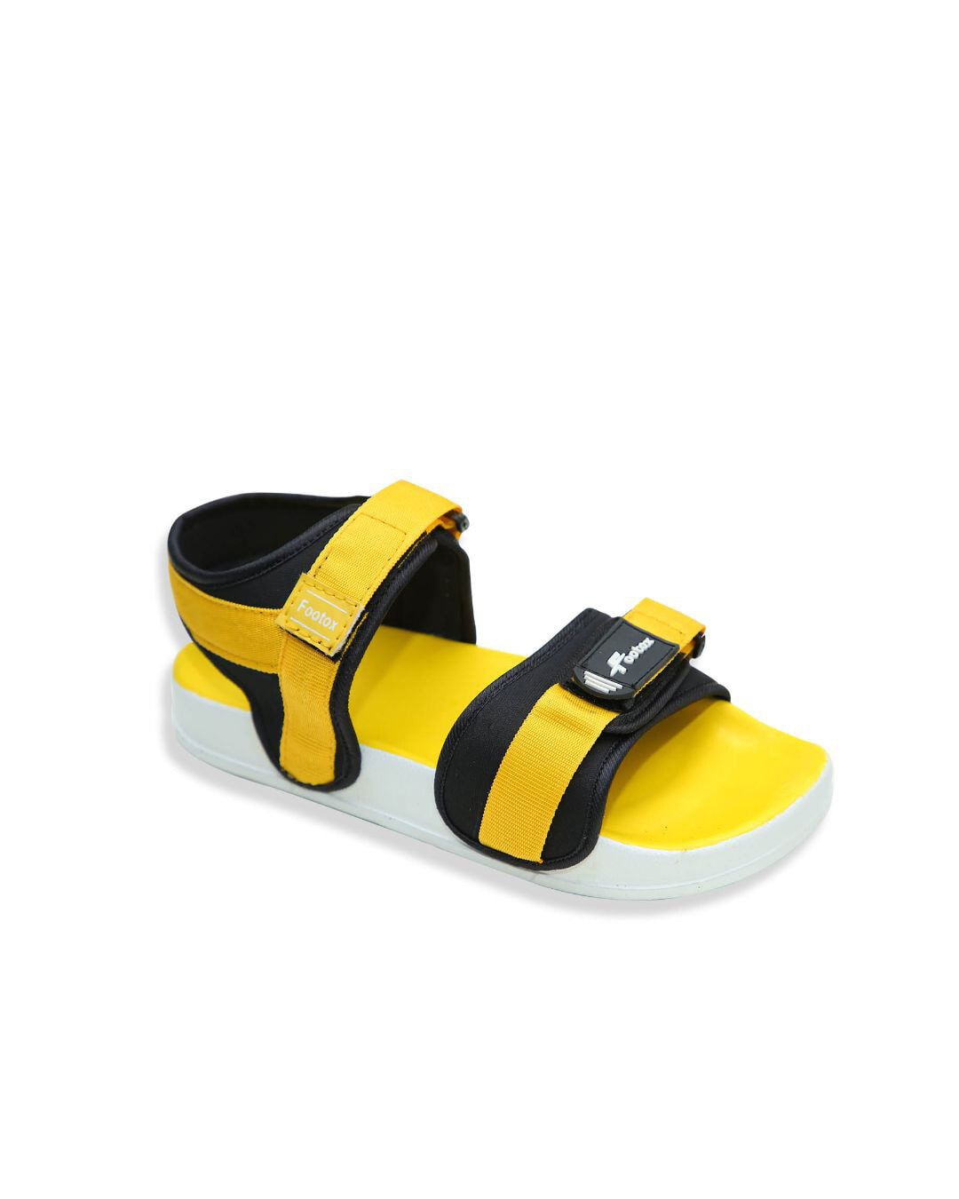 Shop Yellow Comfort Sandals For Men-Back