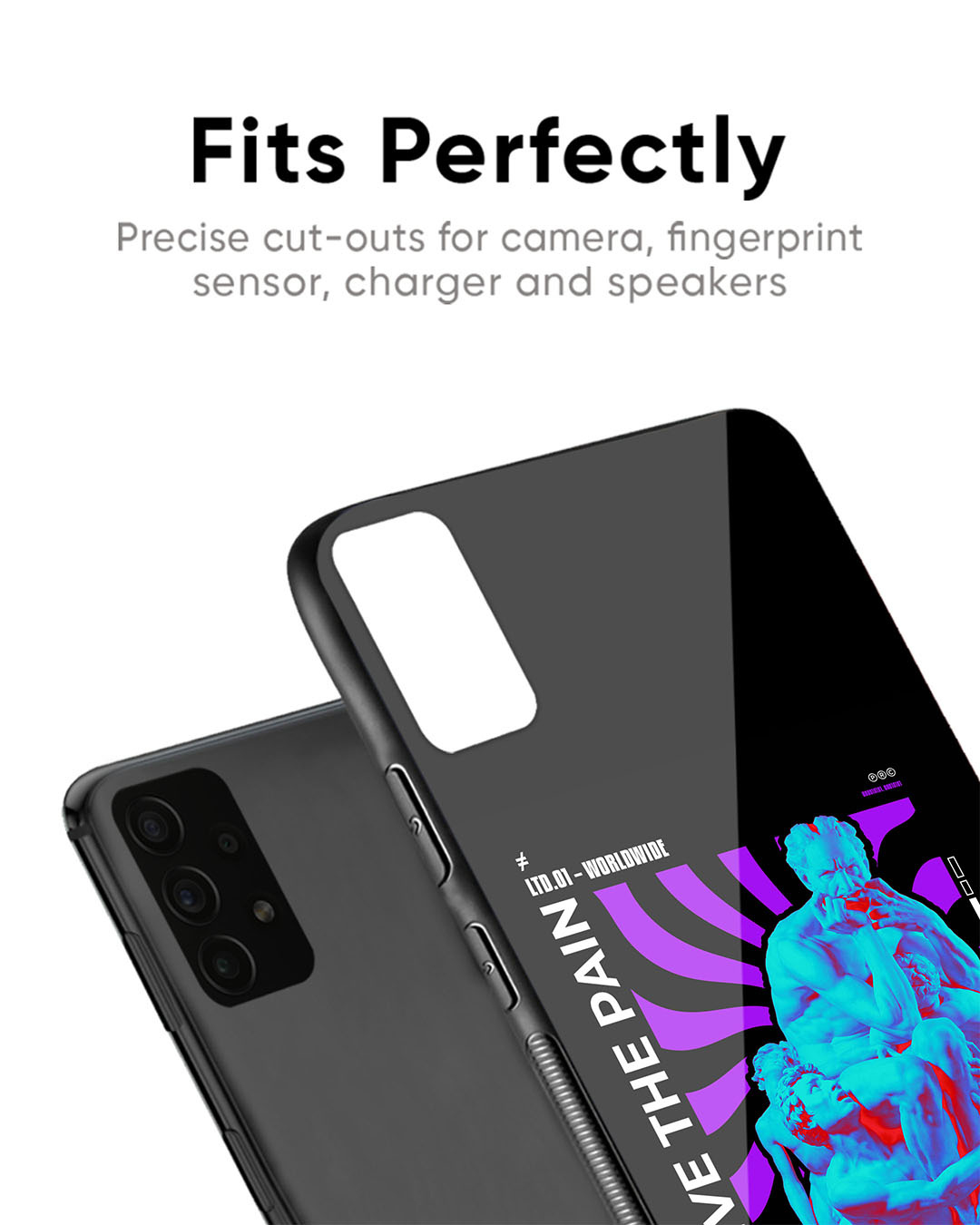 Shop Forgive Pain Premium Glass Case for Poco X6 Pro 5G(Shock Proof, Scratch Resistant)-Back