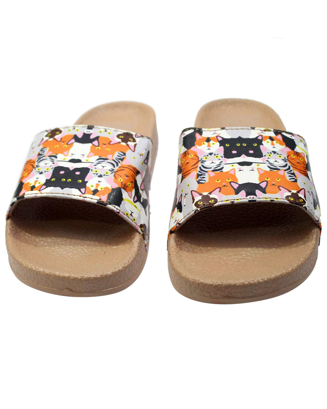 Shop FREECO Women's Dogs N Cats Print Slippers-Back