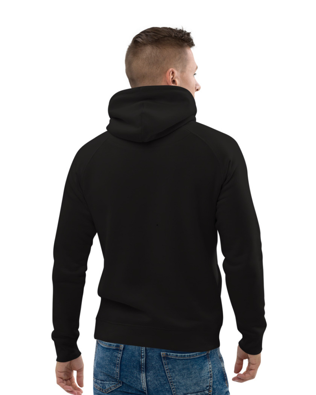 Shop Men's Black Friends Print Regular Fit Hoodie-Back