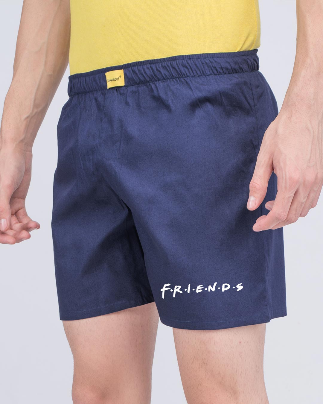 Shop Friends Logo Half Printed Boxers (FRL)-Back