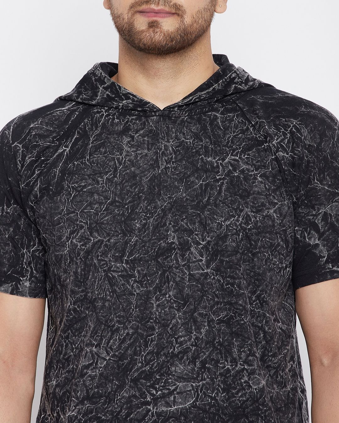 Shop Men's Black Regular Fit Sweatshirt & Jogger Set-Back