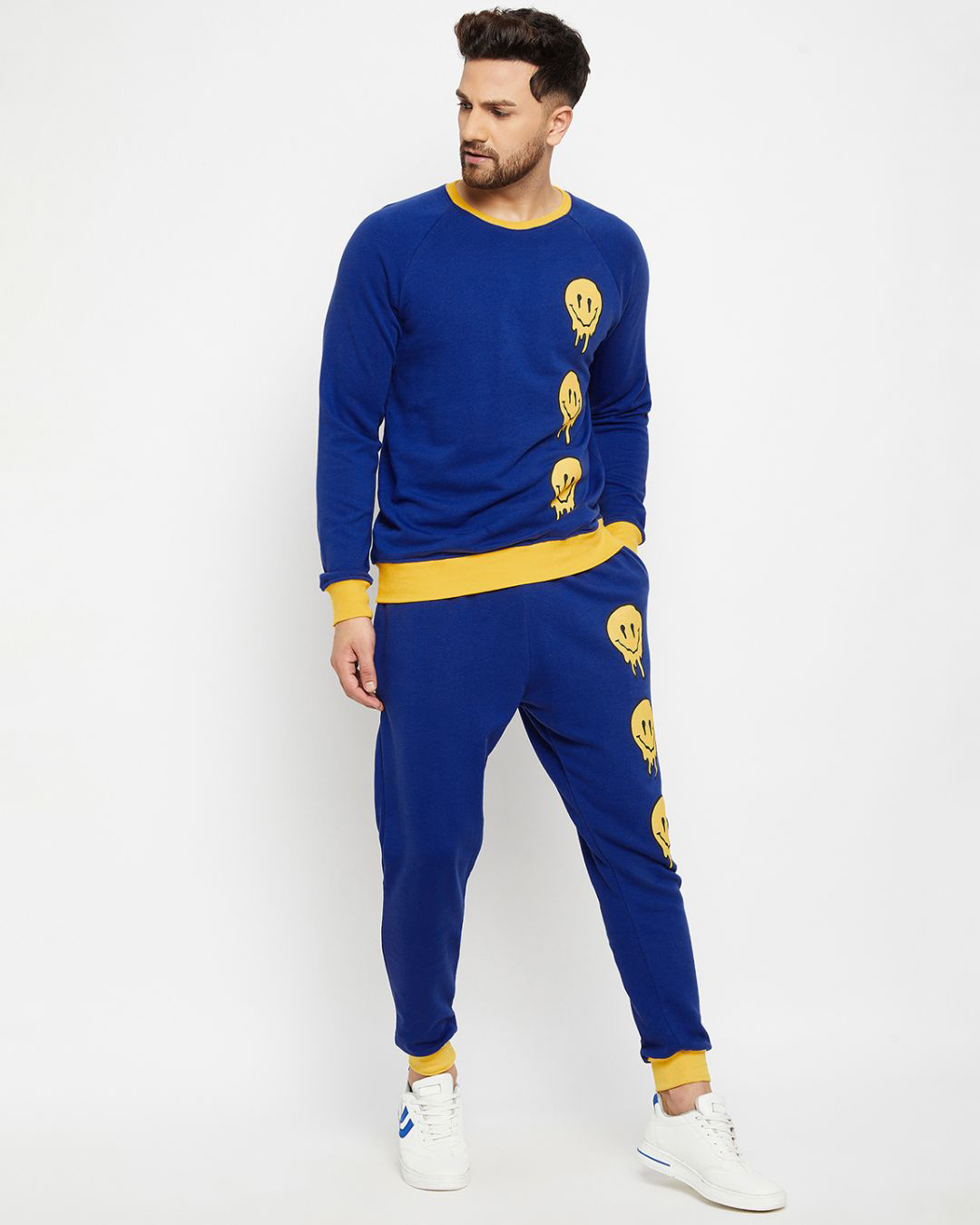 blue oversized tracksuit