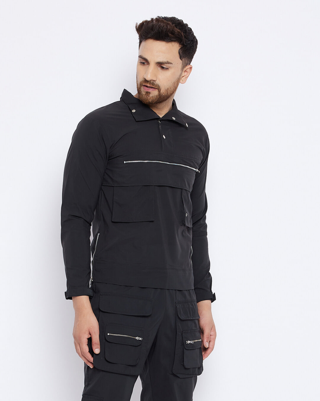 fugazee men's layered jogger