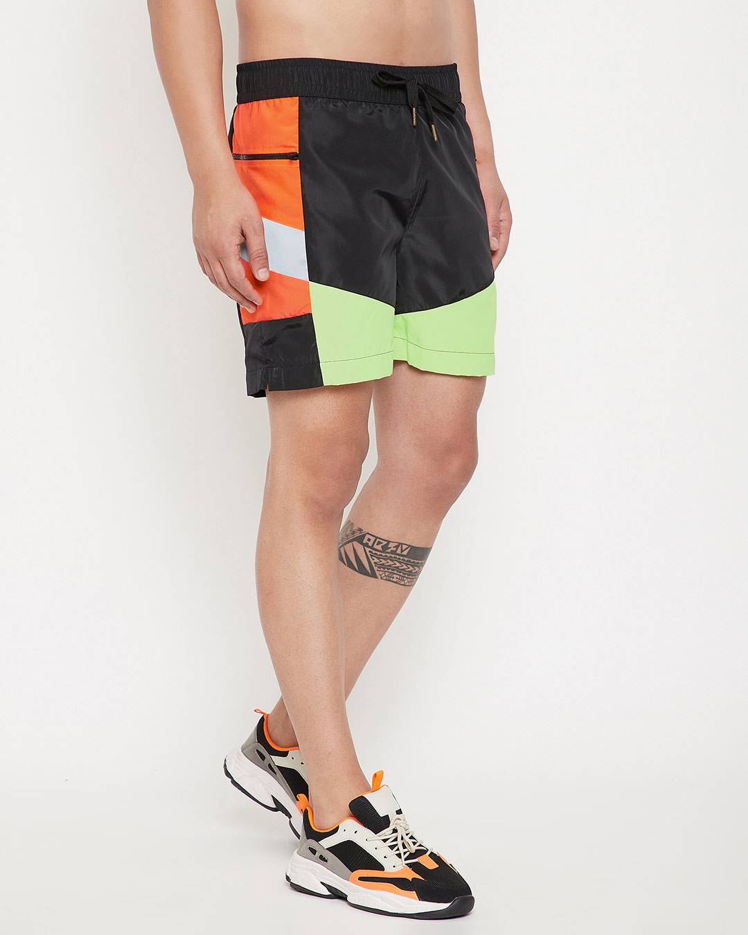 Shop Neon Active Cut & Sew Shorts-Back