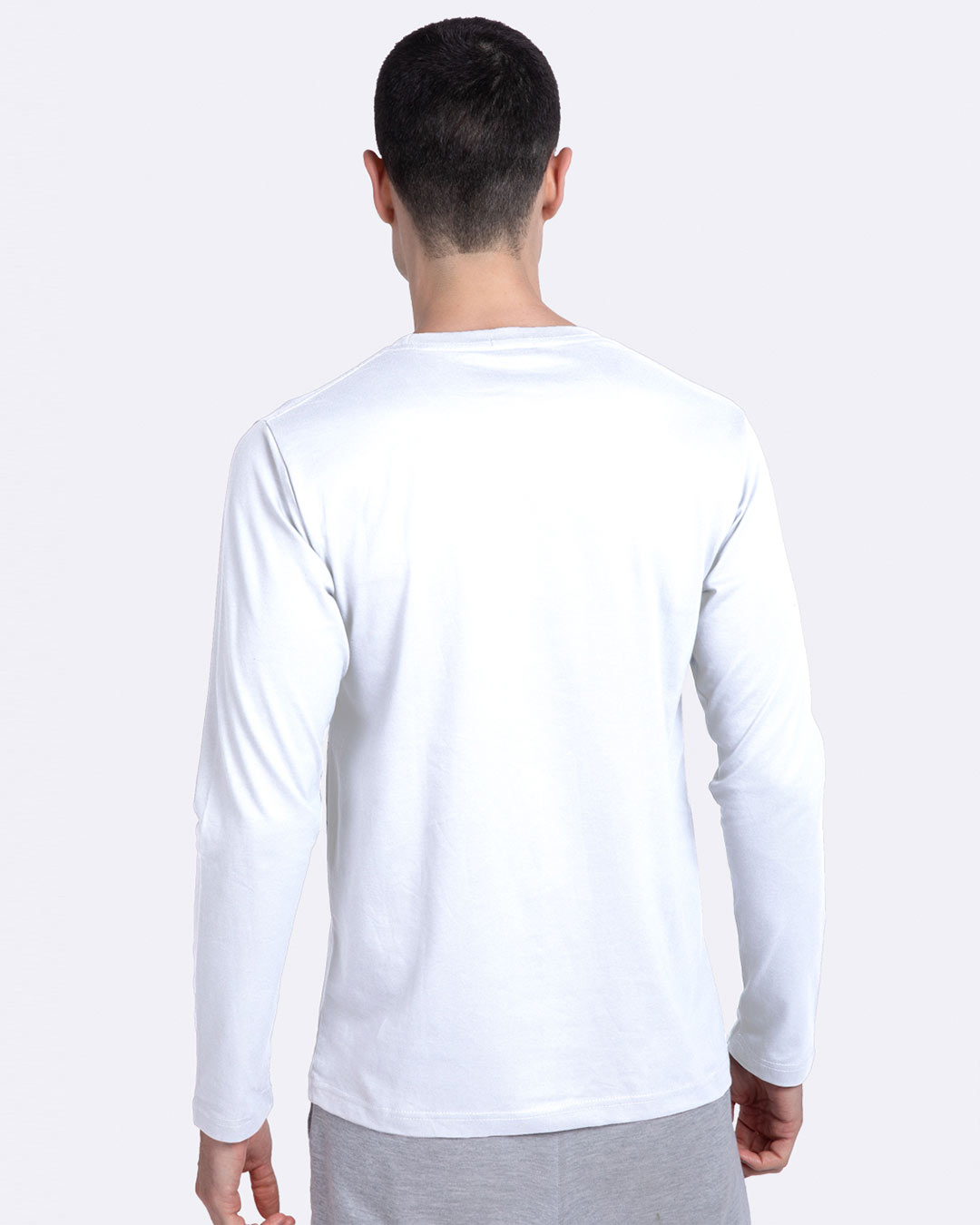 Shop Funk Peace Full Sleeve T-Shirt White-Back