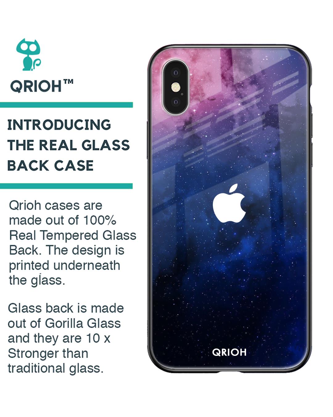 Shop Dreamzone Printed Silicon Glass Cover For Apple iPhone X (Light Weight, Impact Resistant)-Back