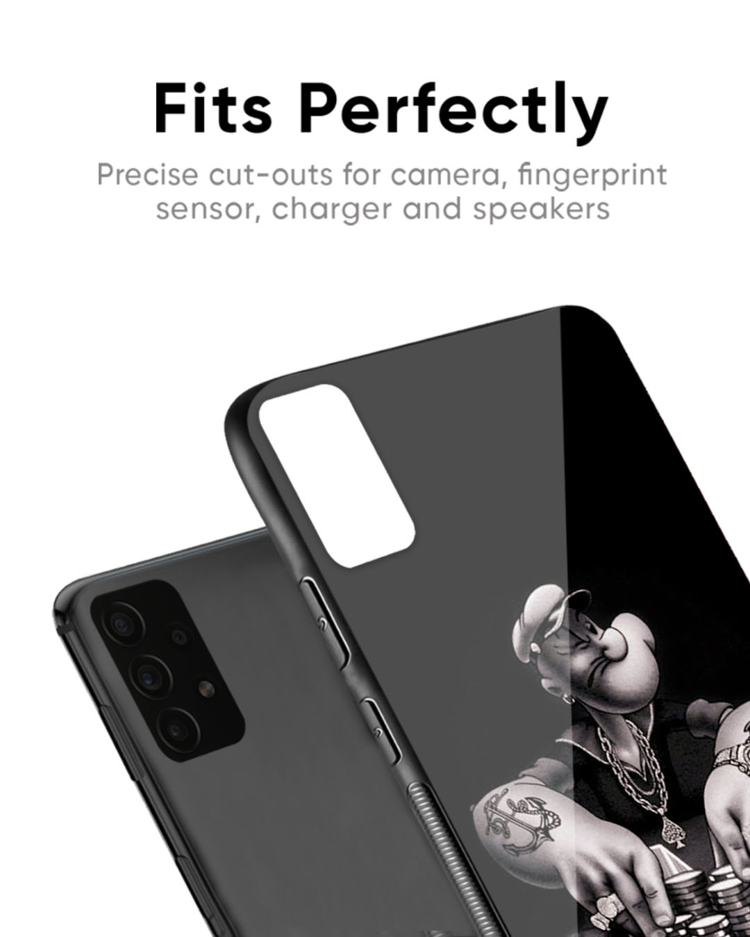 Shop Gambling Problem Premium Glass Case for Samsung Galaxy A54 5G (Shock Proof, Scratch Resistant)-Back