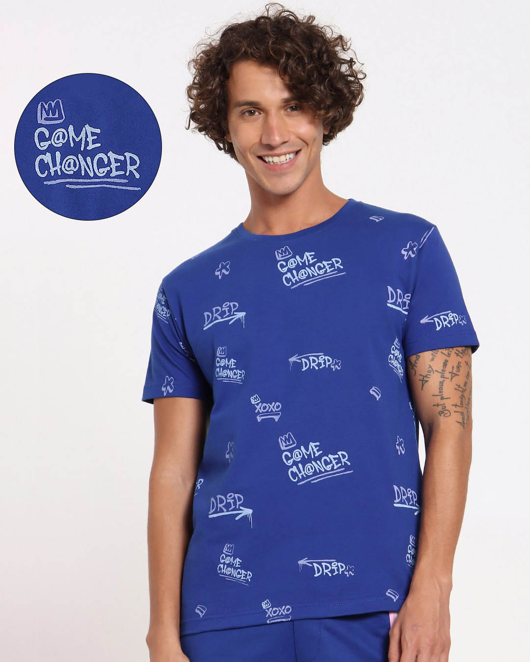 Shop Game Changer AOP Half Sleeve T-Shirt-Back