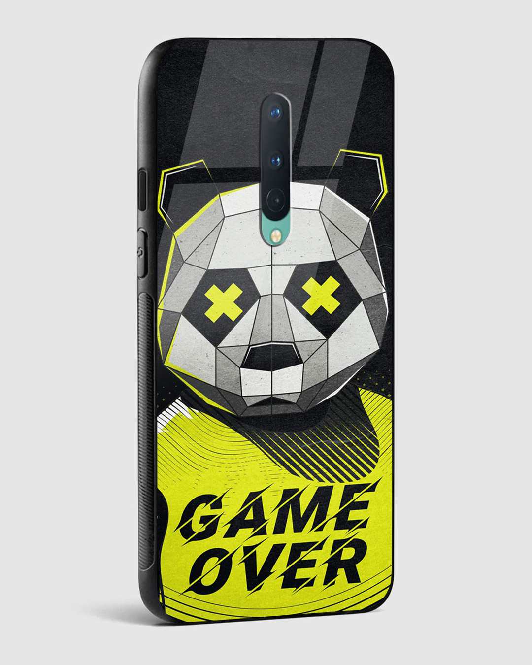 Shop Game Over Panda Premium Glass Case for OnePlus 8-Back