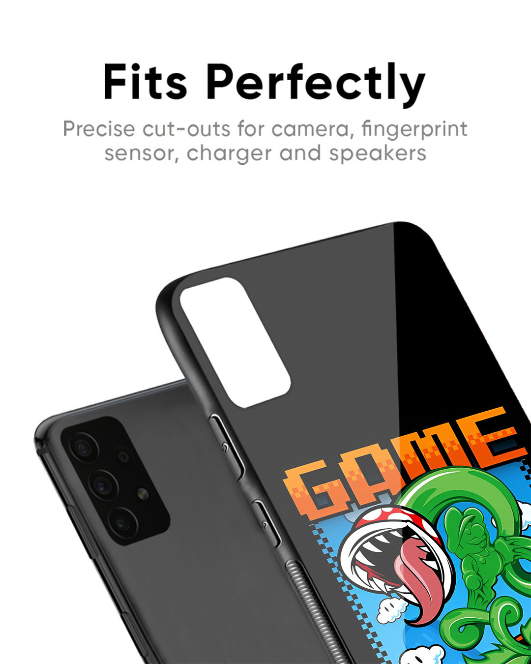 Shop Game Over Premium Glass Case for OnePlus 10 Pro (Shock Proof, Scratch Resistant)-Back