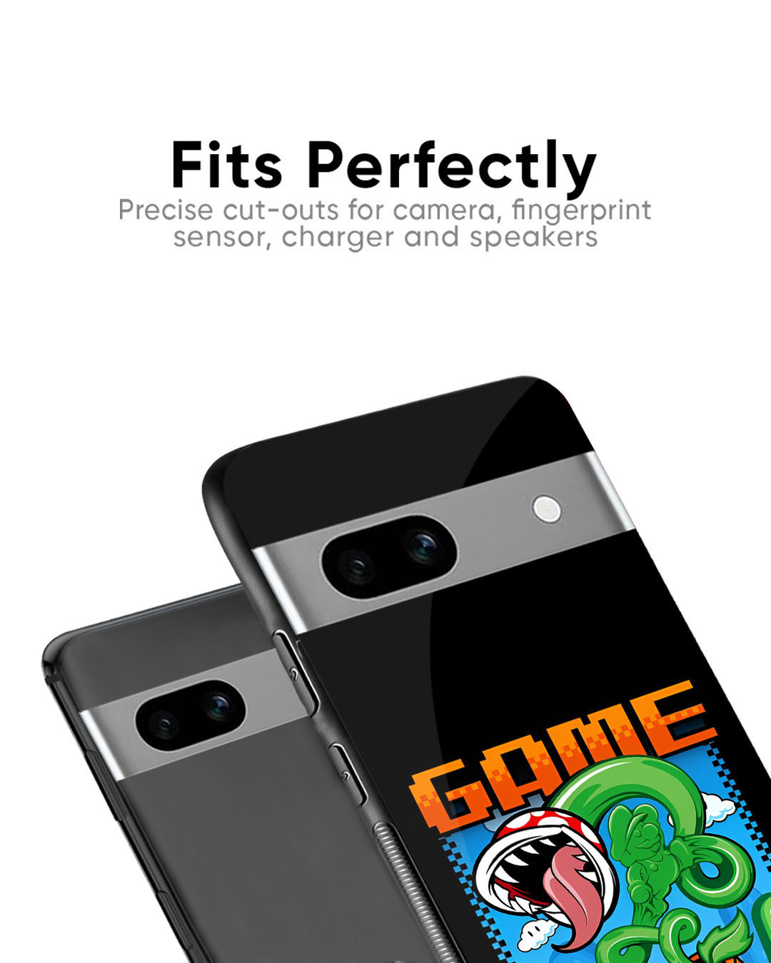 Shop Game Over Premium Glass Cover for Google Pixel 6a (Shock Proof, Scratch Resistant)-Back