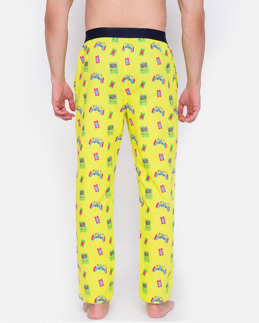 Shop Gamer Men Pyjamas Yellow-Back