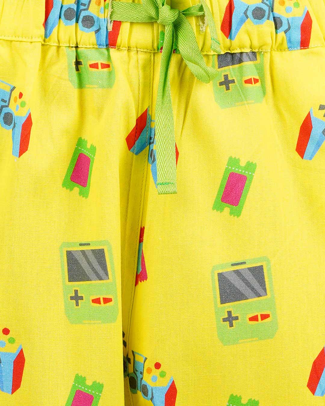 Shop Gamer Women Pyjamas Yellow-Back