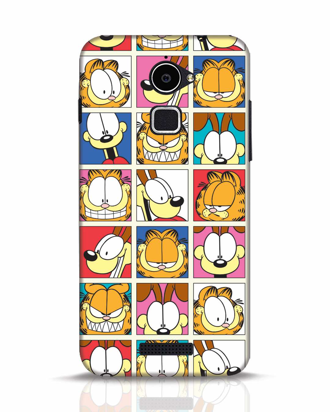 Garfield Charecter Faces Coolpad Note 3 Lite Mobile Cover Coolpad Note 3 Lite Mobile Covers Bewakoof.com