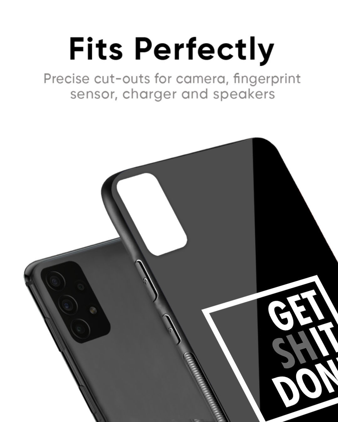 Shop Get It Done Premium Glass Case for OnePlus 9RT(Shock Proof, Scratch Resistant)-Back