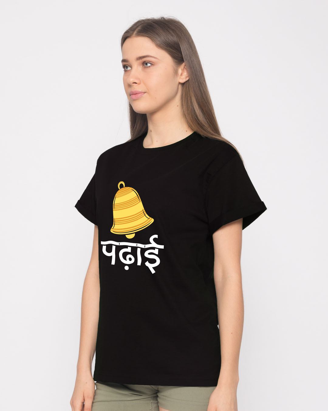 Shop Ghanta Padhai Boyfriend T-Shirt-Back