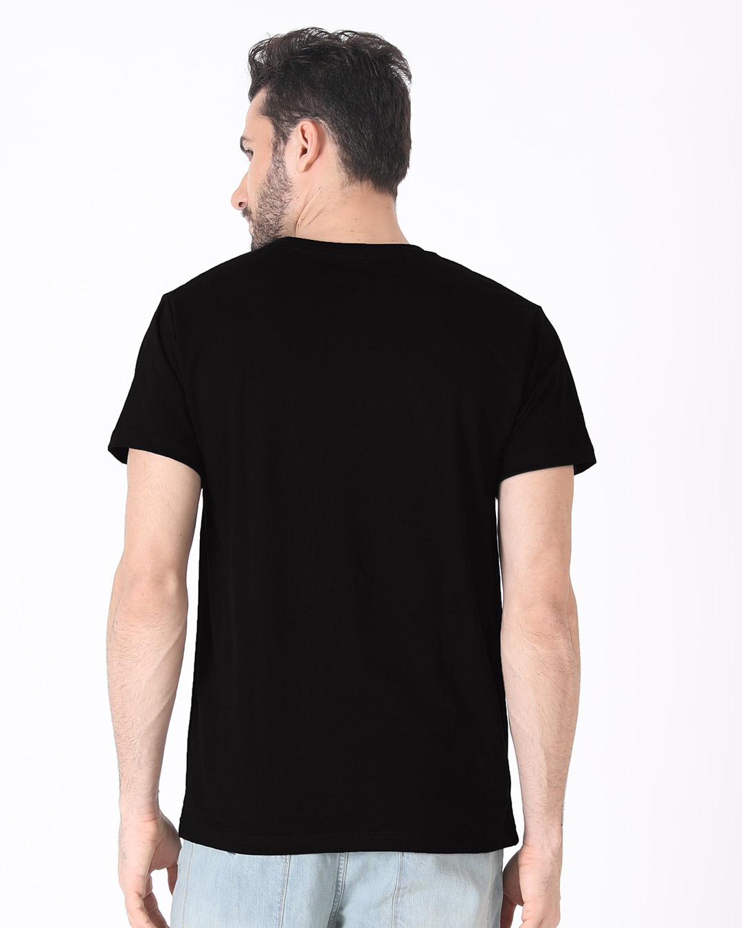Shop Ghost Dab Glow In Dark Half Sleeve T-Shirt -Back