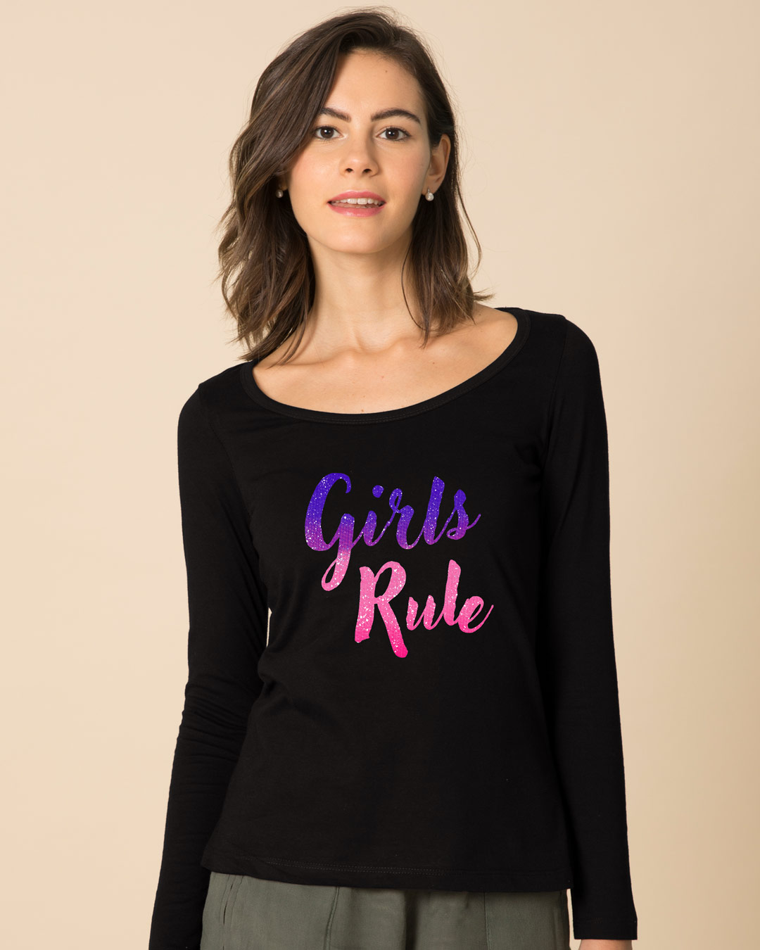 full sleeve t shirt for women flipkart