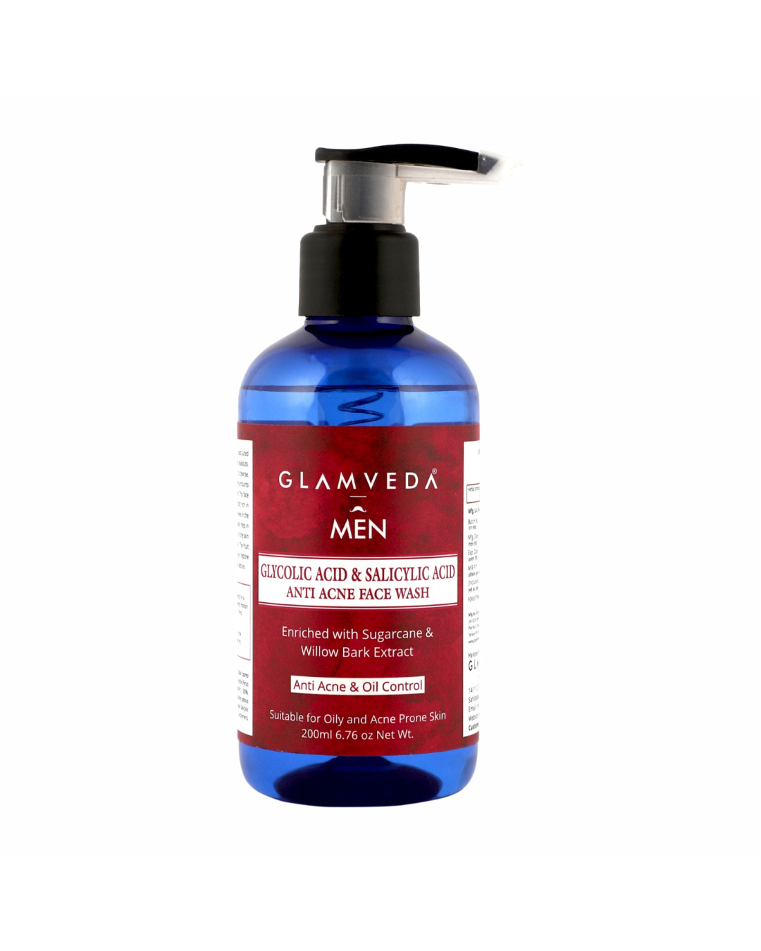 Buy Glamveda Men Glycolic Acid And Salicylic Acid Anti Acne Face Wash Online In India At Bewakoof 6837