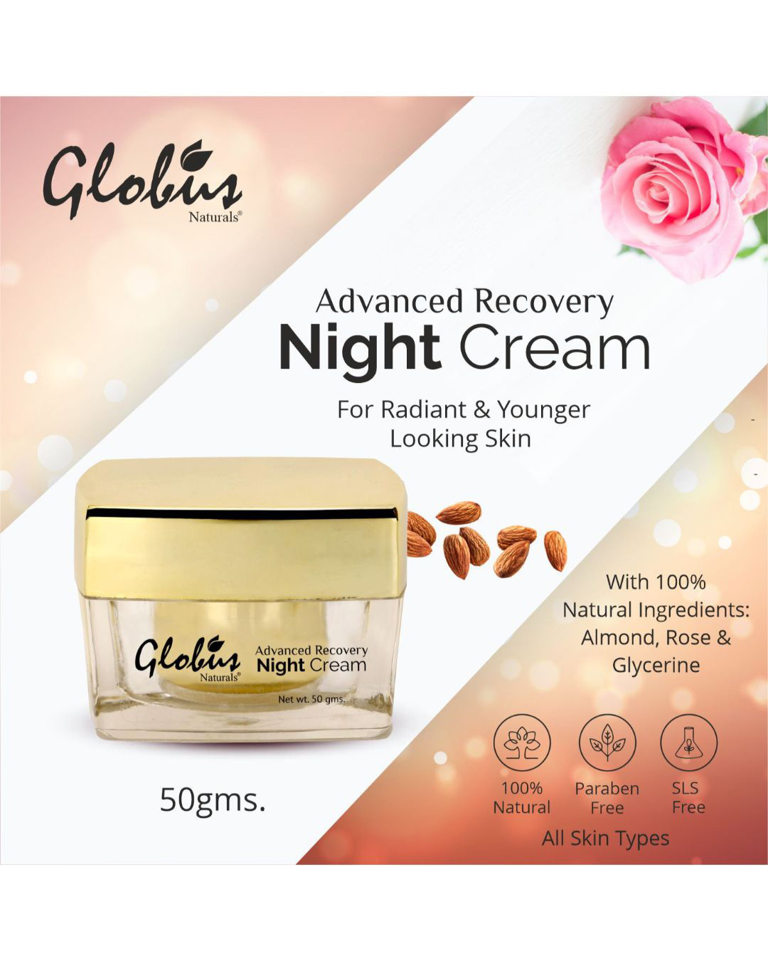 Shop Advanced Recovery Night Cream  All Skin Types 50gms-Back