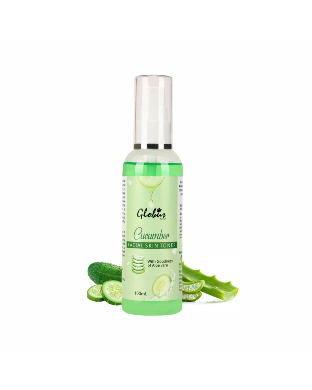 Shop Pack of 2 Cucumber Facial Skin Toner With Goodness Of Aloe Vera Extract 100ml-Back