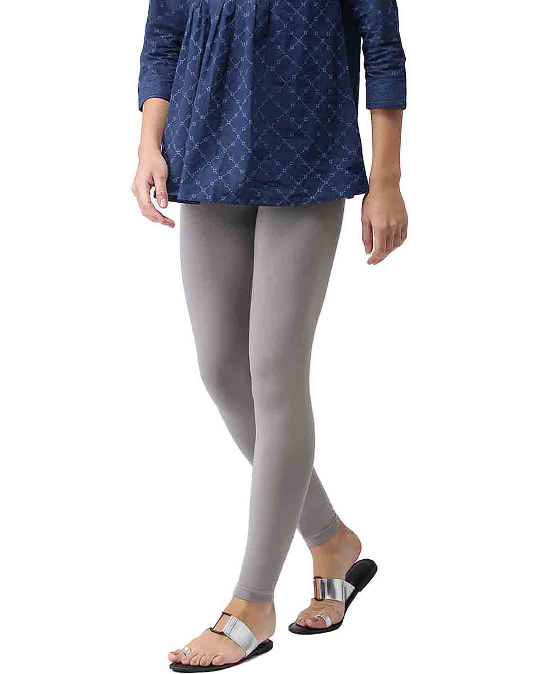 Buy Grey Leggings for Women by Twin Birds Online | Ajio.com