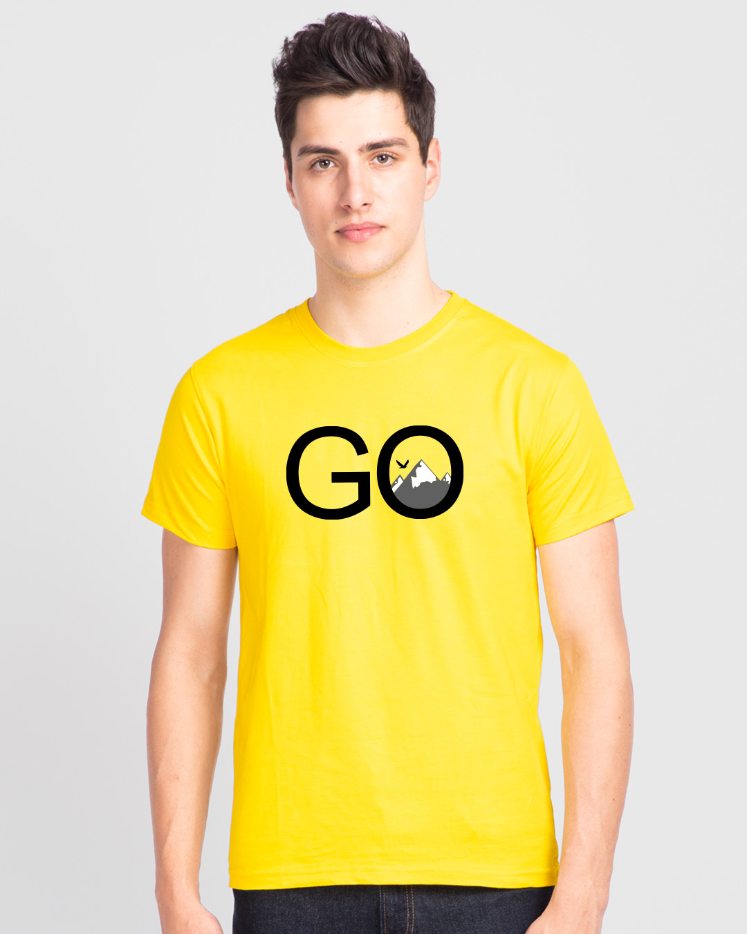 Shop Go Half Sleeve T-shirt-Back