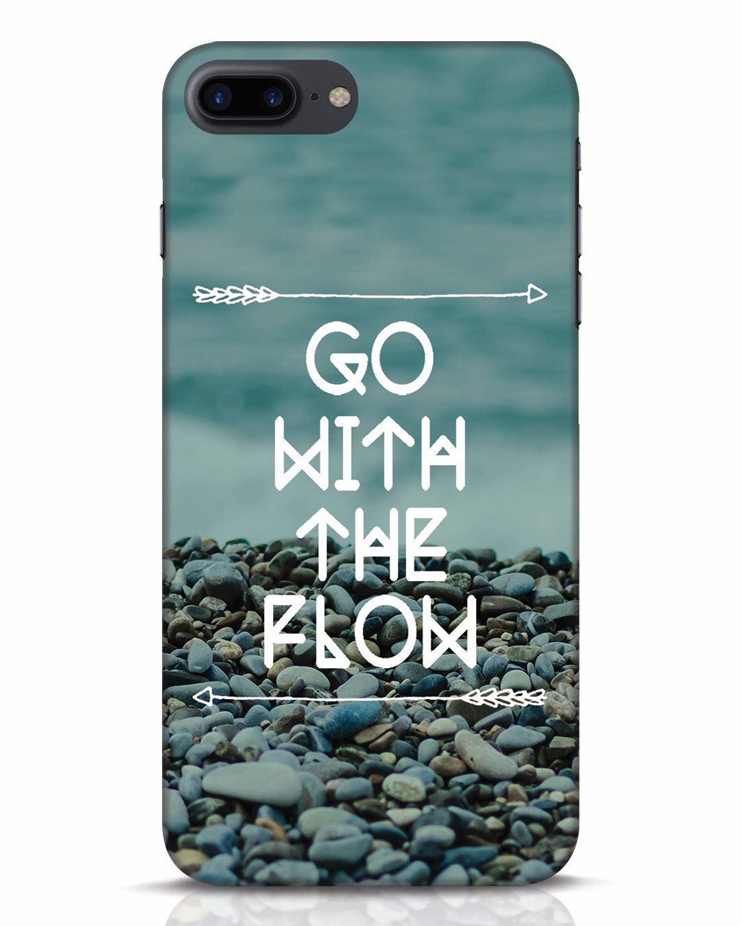 Go With The Flow iPhone 8 Plus Mobile Cover iPhone 8 Plus Mobile Covers Bewakoof.com