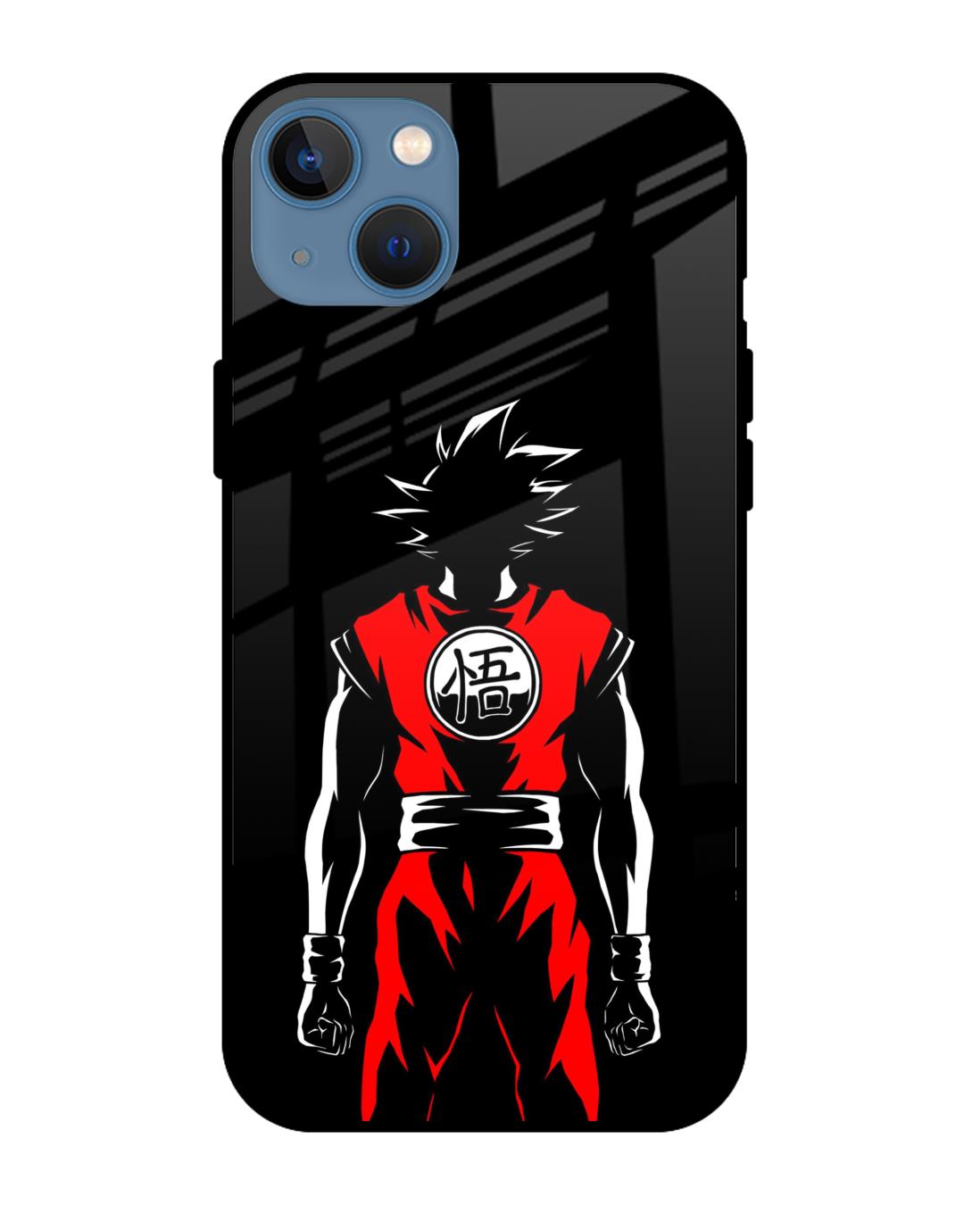 Buy Goku Back Art Premium Glass Case for iPhone 13 mini (Shock Proof ...