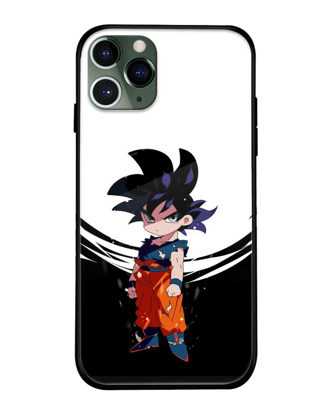 Buy Goku Chibi Premium Glass Case for iPhone 11 Pro Max (Shock Proof